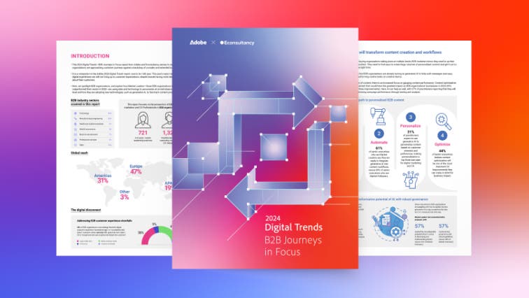 2024 Digital Trends B2B Journeys in Focus